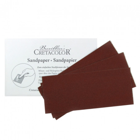 Cretacolor papier ścierny 150 3 szt - sklep plastyczny - szał dla plas