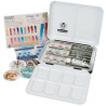 Schmincke horadam vintage watercolour set of 10 halves with stickers