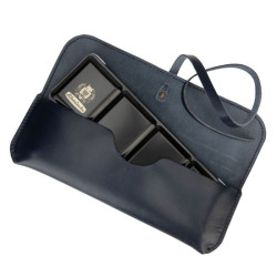 Schmincke horadam watercolour set of 12 half-blades in leather case