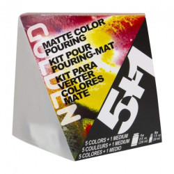 Golden pouring set matte 5+1