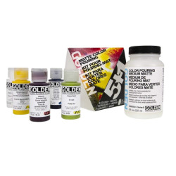 Golden zestaw do pouringu matowy 5+1 - sklep plastyczny - szał dla pla