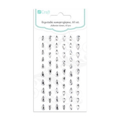Dp Craft self-adhesive crystals dots 60 pcs