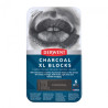 Derwent charcoal stick XL shades of gray set of 6 pcs