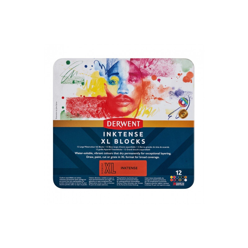 Derwent inktense stick XL set of colors 12pcs