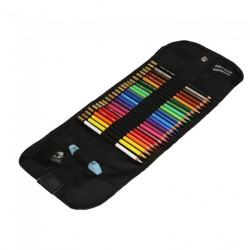 Koh-i-noor mondeluz set of watercolor pencils 24pcs rolling case