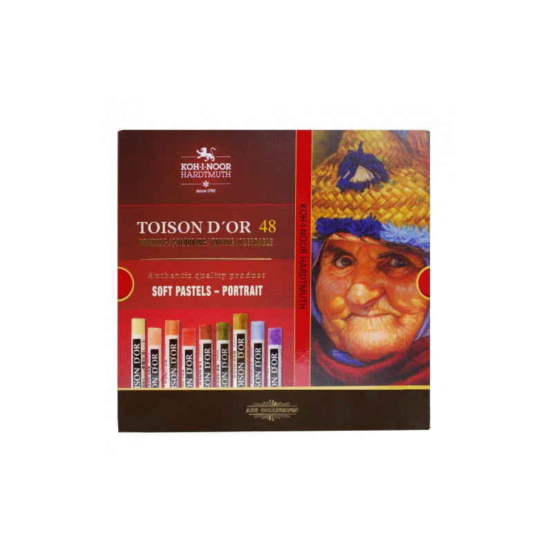 Koh-i-noor toison d'or portrait set of pastels 48pcs