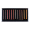 Koh-i-noor gioconda pastels dry hard shades of brown 12pcs
