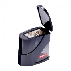 Derwent double sharpener with container