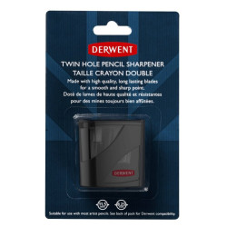 Derwent double sharpener with container