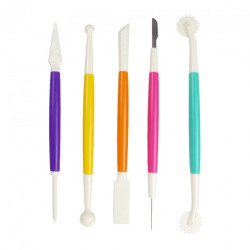 Pentart set of tools for plastic materials, 5 pcs