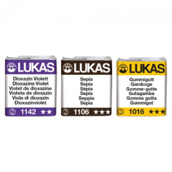 Lukas aquarell 1862 akwarele w półkostce - sklep plastyczny - szał dla