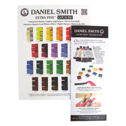 Daniel Smith extra fine watercolor sample 266 colors