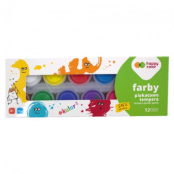 Happy Color poster paints set of 12 colors