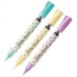 Pentel milky brush pen pisak pędzelkowy - sklep plastyczny - szał dla
