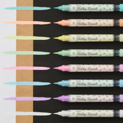Pentel milky brush pen