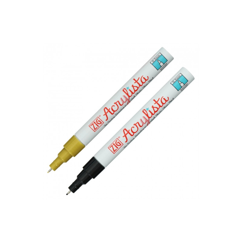 Kuretake zig acrylic paint extra fine pen 0.5 mm