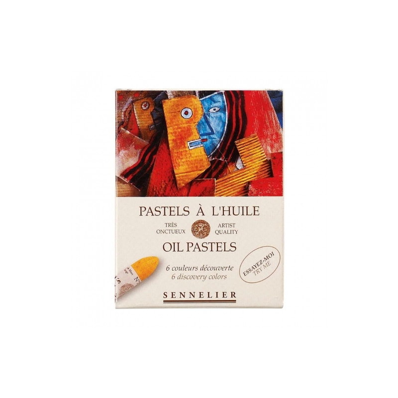Sennelier discovery set of oil pastels 6 pcs