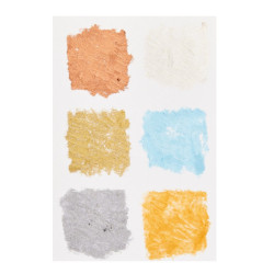 Sennelier iridescence zestaw pasteli olejnych metaliczne 6 sztuk