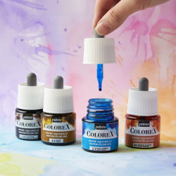 Pebeo Colorex watercolor ink with pipette 45ml