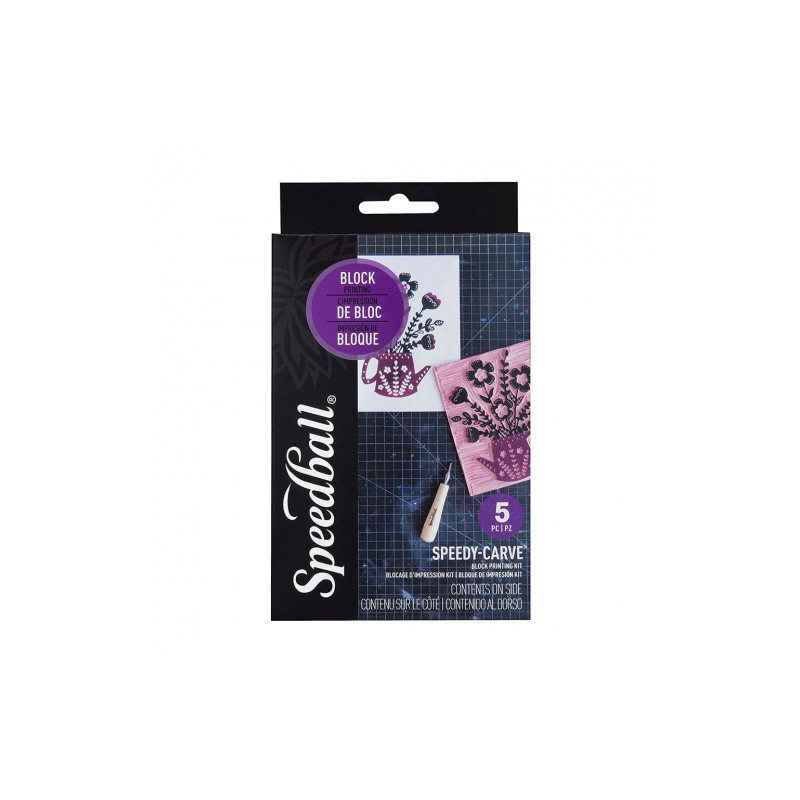 Speedball speedy carve zestaw podstawowy do linorytu 5elementów - skle