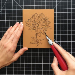 Speedball 2 blades for linocut chisels No. 4 square - art store