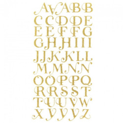 DP Craft stickers alphabet large letters 50pcs