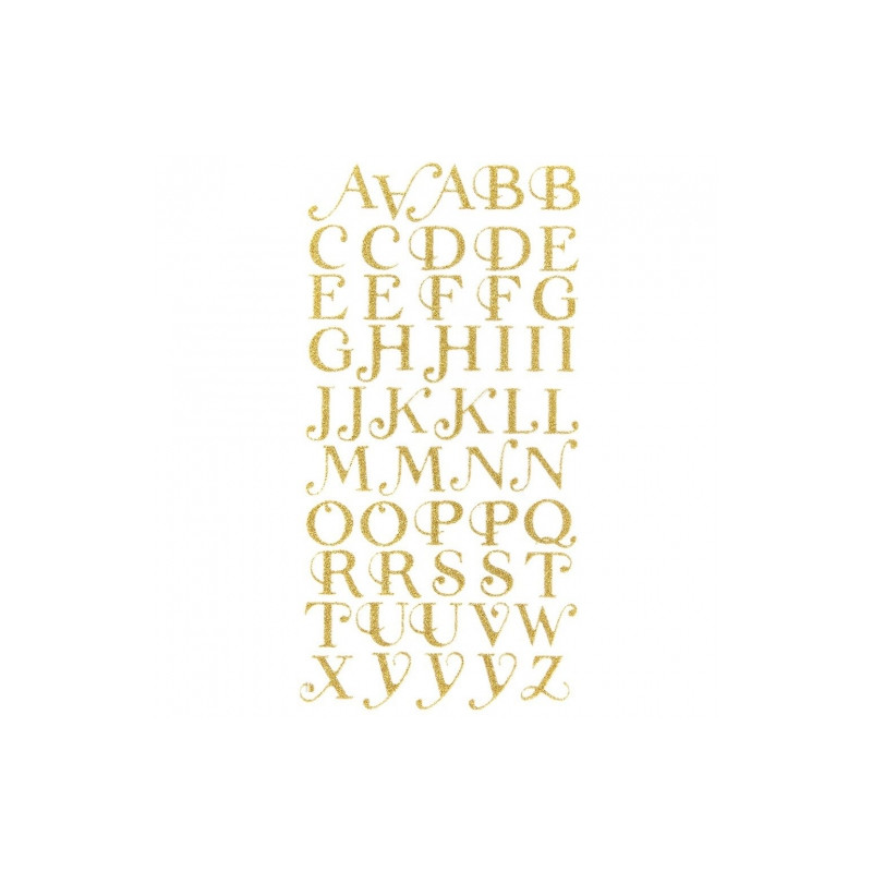 DP Craft stickers alphabet large letters 50pcs