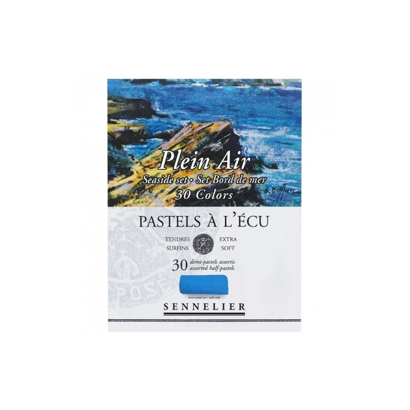 Sennelier seaside set of 30 dry stick semi-pastels