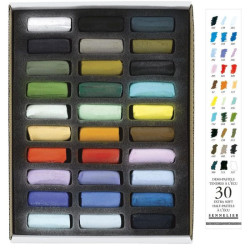 Sennelier seaside set of 30 dry stick semi-pastels