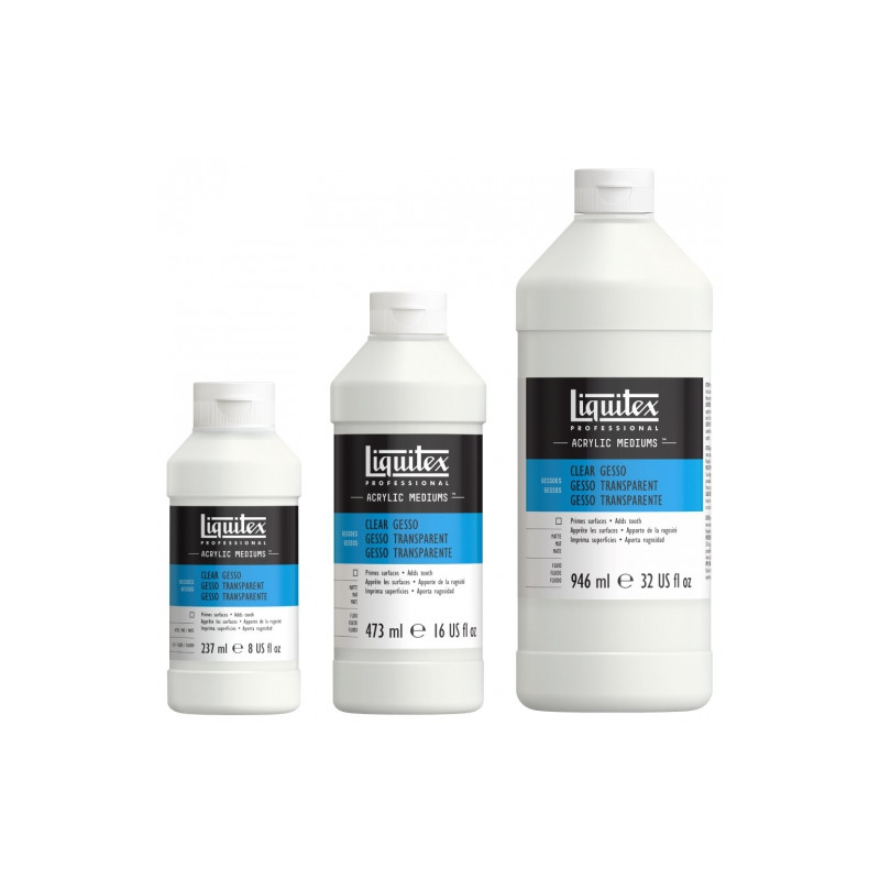 Liquitex gesso transparentne