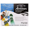 Winsor Newton artisan set of 10 oil paints 37 ml with accessories