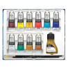Winsor Newton artisan set of 10 oil paints 37 ml with accessories