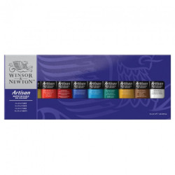 Winsor Newton artisan zestaw 10 farb 37 ml - sklep plastyczny - szał d