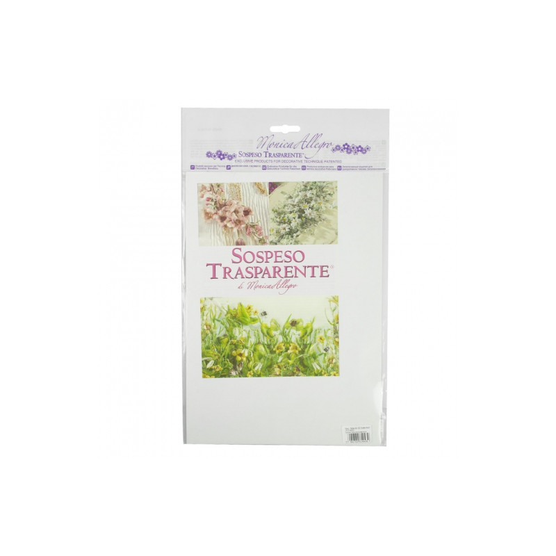 Sospeso Transparente white shrink film 4 pcs 21 x 29 cm