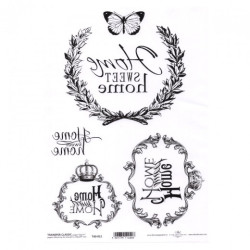 ITD transfer paper A4 015 sweet home