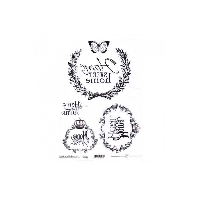 ITD transfer paper A4 015 sweet home
