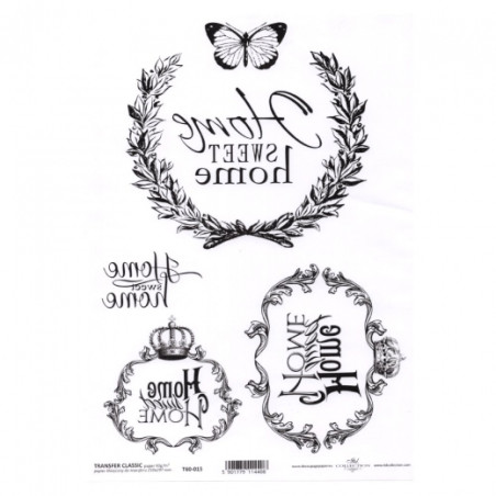 ITD transfer paper A4 015 sweet home