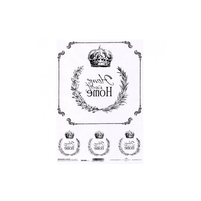ITD transfer paper A4 020 sweet home