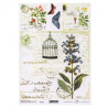 ITD transfer paper A4 029 flowers butterflies