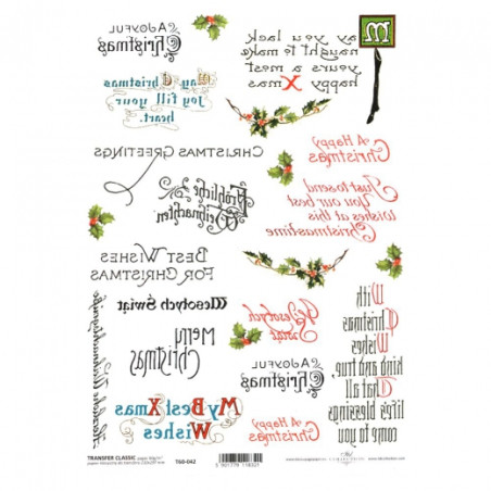 ITD transfer paper A4 042 Christmas
