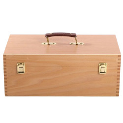 Large wooden case 40 x 20 x 16 cm