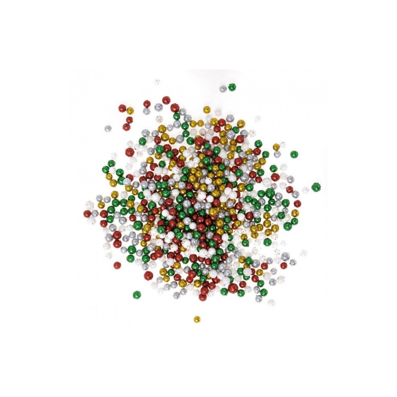 Dp Craft Christmas glitter styrofoam balls