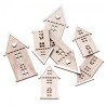 Dp Craft 7 wooden houses