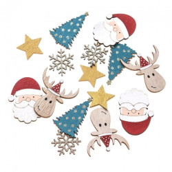 DP Craft Christmas wooden motifs 15 pcs