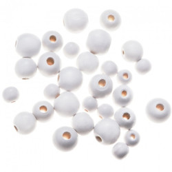 DP Craft white beads 30 pcs