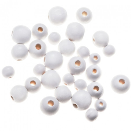 DP Craft white beads 30 pcs