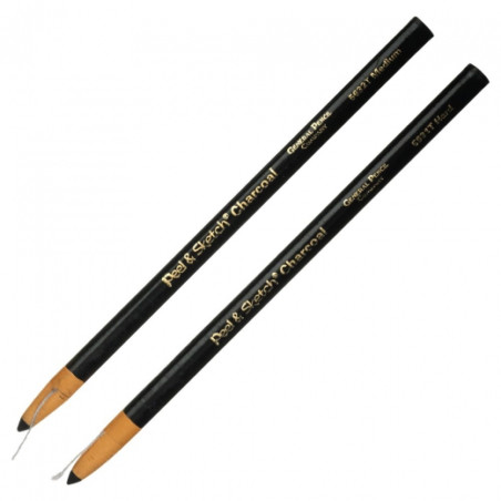 General's peel&sketch charcoal wrapped in pencil