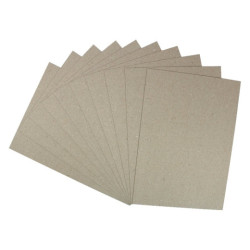 Escuela gray bookbinding cardboard 10 pcs