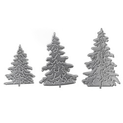 DP Craft Christmas tree cutting dies 3 pcs