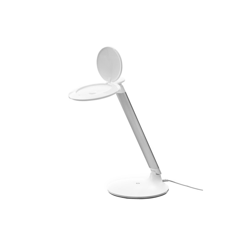 Daylight halo 5D magnifying glass table lamp